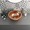 Trafalgar Polished Copper 407mm Round Counter Top Basin Large Image