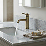 Trafalgar Round Antique Brass Tap Package (Bath + Basin Tap)