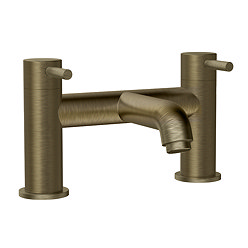 Trafalgar Round Bath Filler Tap - Antique Brass