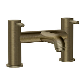 Trafalgar Round Bath Filler Tap - Antique Brass