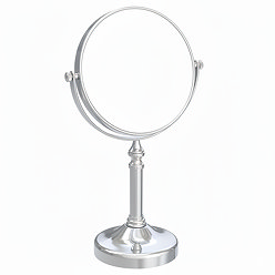Trafalgar Round Cosmetic Mirror - Chrome