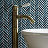 Trafalgar Single Lever Tall Basin Tap - Antique Brass