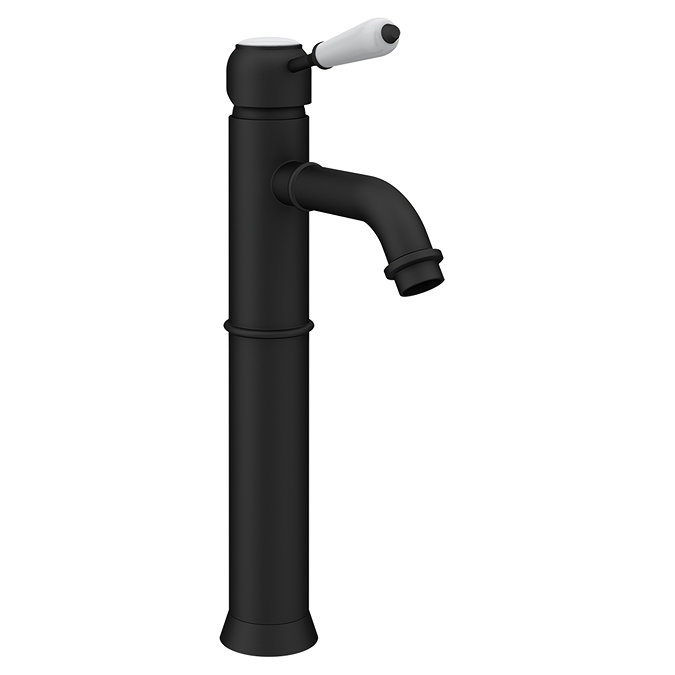 Trafalgar Single Lever Tall Basin Tap - Matt Black