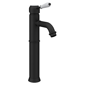 Trafalgar Single Lever Tall Basin Tap - Matt Black