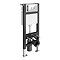 Trafalgar Toilet Frame & Dual Flush Cistern – Chrome Plate