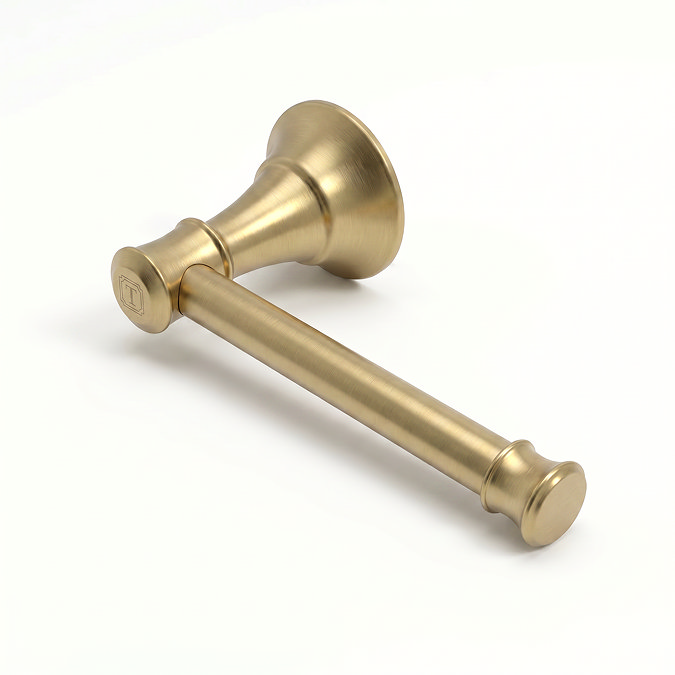 Trafalgar Toilet Roll Holder - Brushed Brass