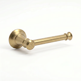 Trafalgar Toilet Roll Holder - Brushed Brass