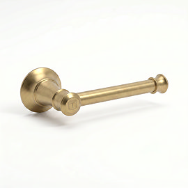 Trafalgar Toilet Roll Holder - Brushed Brass