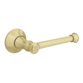 Trafalgar Toilet Roll Holder - Brushed Brass