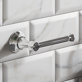 Trafalgar Toilet Roll Holder - Chrome