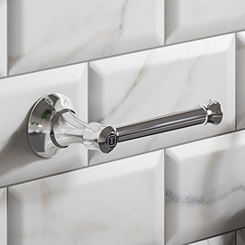 Trafalgar Toilet Roll Holder - Chrome