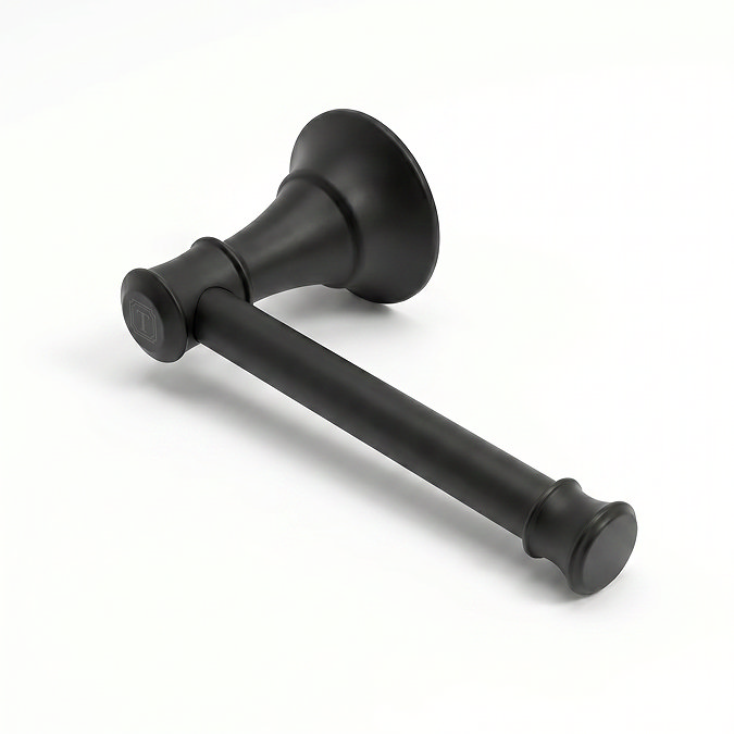 Trafalgar Toilet Roll Holder - Matt Black