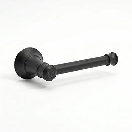 Trafalgar Toilet Roll Holder - Matt Black