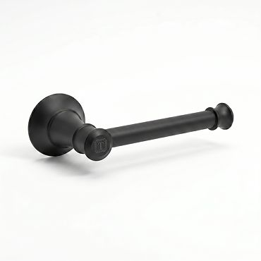 Trafalgar Toilet Roll Holder - Matt Black