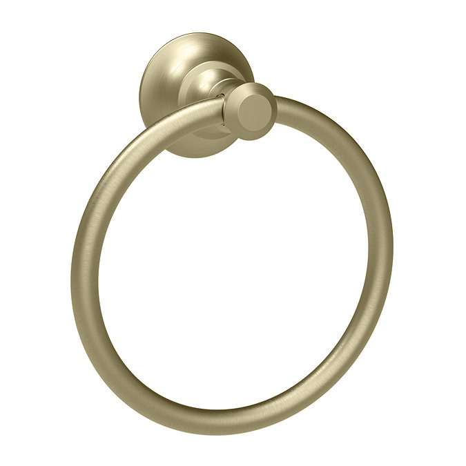 Trafalgar Towel Ring - Brushed Brass