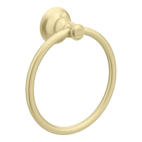 Trafalgar Towel Ring - Brushed Brass