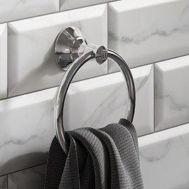 Trafalgar Towel Ring - Chrome
