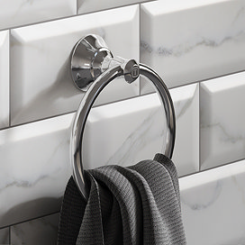 Trafalgar Towel Ring - Chrome