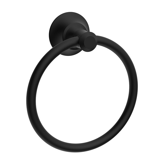 Trafalgar Towel Ring - Matt Black