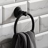 Trafalgar Towel Ring - Matt Black