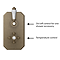 Trafalgar Antique Brass Shower with Concealed Valve + Wall Mounted 8" Head