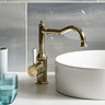 Trafalgar Traditional Mono Basin Mixer Tap - Gold