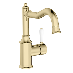 Trafalgar Traditional Gold Mono Basin Mixer Tap