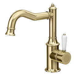 Trafalgar Traditional Gold Mono Basin Mixer Tap