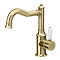 Trafalgar Traditional Mono Basin Mixer Tap - Gold