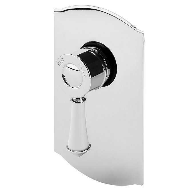 Trafalgar Traditional Chrome Concealed Manual Shower Value  Profile Large Image