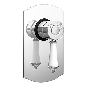 Trafalgar Traditional Chrome Concealed Manual Shower Value Large Image