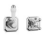 Trafalgar Traditional Concealed Individual Diverter + Thermostatic Control Valve with Handset + 8" S