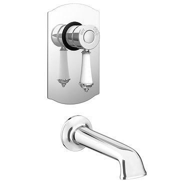 Trafalgar Traditional Concealed Manual Valve with Bath Spout  Profile Large Image