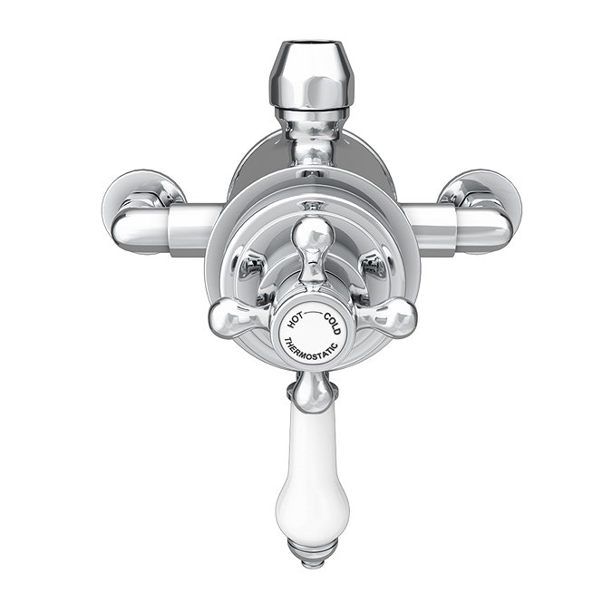 Trafalgar Traditional Dual Exposed Thermostatic Shower Valve  Standard Large Image