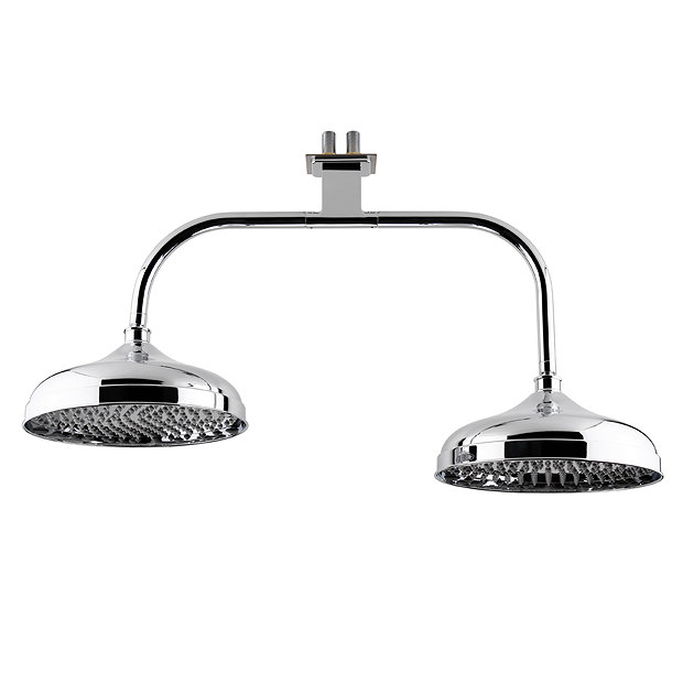 Trafalgar Traditional Dual Shower Heads with Concealed Valve  Feature Large Image