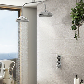 Trafalgar Traditional Dual Shower Heads with Concealed Valve Medium Image