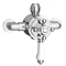 Trafalgar Traditional Luxury Rigid Riser Kit with Diverter & Dual Exposed Shower Valve Feature Large