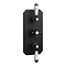 Trafalgar Traditional Matt Black Shower with Concealed Valve, Wall Mounted 8" Head + Handset