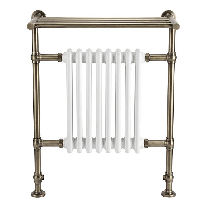 Trafalgar Traditional Radiator with Shelf - Antique Brass