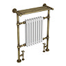 Trafalgar Traditional Radiator with Shelf - Antique Brass