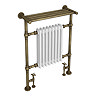 Trafalgar Traditional Radiator with Shelf - Antique Brass