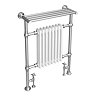 Trafalgar Traditional Radiator with Shelf - Chrome