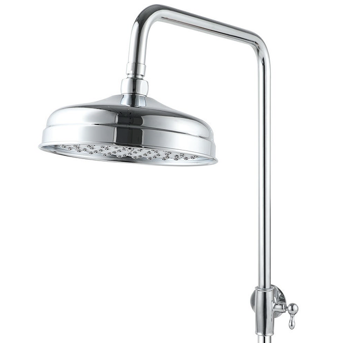 Trafalgar Traditional Shower incl. Rigid Riser, Fixed Head & Soap Basket