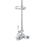 Trafalgar Traditional Shower incl. Rigid Riser, Fixed Head & Soap Basket