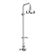Trafalgar Traditional Shower Inc. Rigid Riser, Fixed Head & Soap Basket Profile Large Image