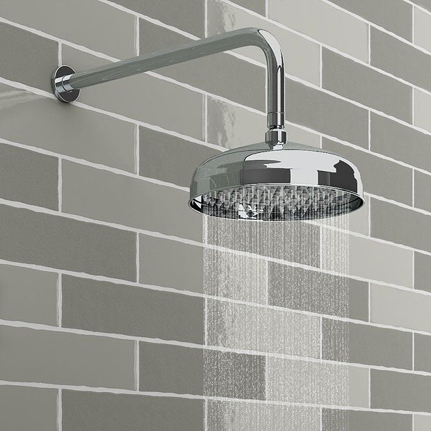 Trafalgar Traditional Shower Package with Fixed Head, Handset + Bath Spout  Newest Large Image