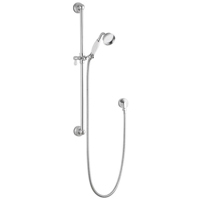 Trafalgar Traditional Shower Slide Rail Kit - Chrome  Profile Large Image