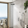 Trafalgar Traditional Triple Concealed Thermostatic Shower Valve Chrome