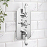 Trafalgar Traditional Triple Concealed Thermostatic Shower Valve - Chrome