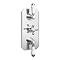 Trafalgar Traditional Triple Concealed Thermostatic Shower Valve Chrome